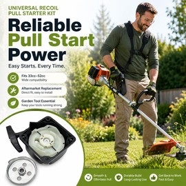 Recoil Pull Starter Kit for Brush Cutter Engines – Replacement Start Assembly for 33CC–52CC Garden Tools