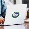 CafePress Vegan Oval Sticker Oval Car Bumper Sticker