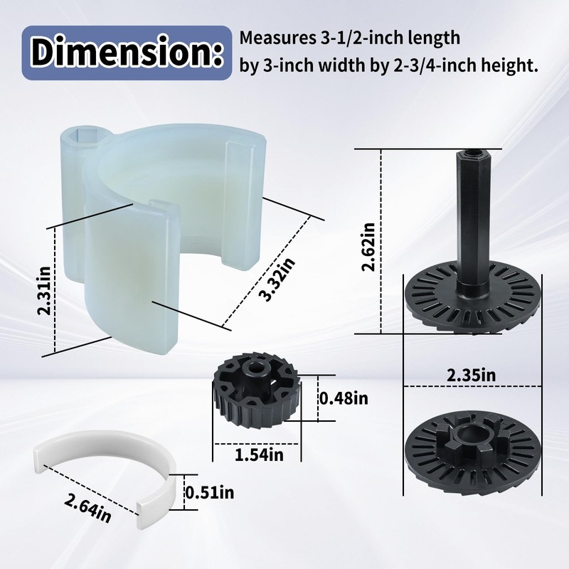 Vsttar GW9503 Oscillator Assembly Replacement Kit, Fit for Pentair Kreepy