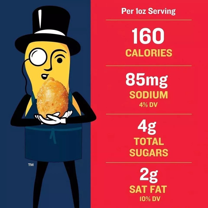 Planters Honey Roasted Peanuts, Sweet and Salty Snacks, Plant-Based Protein,