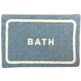 Melody Jane Dolls House Blue Bath Mat Miniature Rugs Bathroom Accessory 1:12 Scale