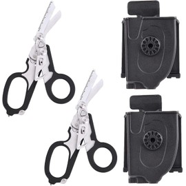 lfdhcn Folding Pliers Scissors, 6 in 1, Alloy Steel, Silver, 8.2 x 3.9 inches, 300g, Multi-Tool, Portable, Response Emergency Shears for Outdoor Survival, Home