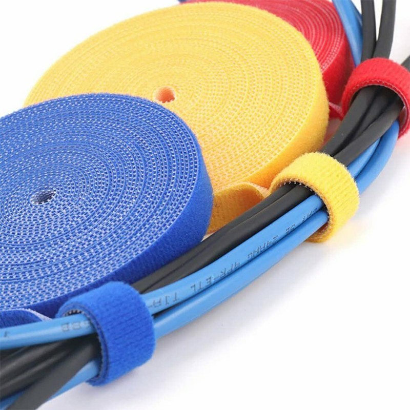 3 m Velcro Fastening Tape Cable Ties for Cable Management,