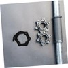 Sosoport 2pcs Slip Barbell Clamps Sturdy Weightlifting Clips for Secure