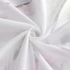 HeichkelL Sliding Curtains, Transparent Curtains, Set of 2, Waves Burnout