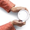12oz Spill Proof Drinking Cup with Handle and Small Hole