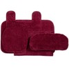 Miles Kimball Burgundy 5 Piece Bath Set