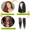 2x6 Deep Wave Lace Closure Human Hair Deep Part 2x6