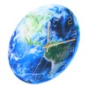 Earth Wall Clock Acrylic Silent Movement Accurate Cutting Stable Non