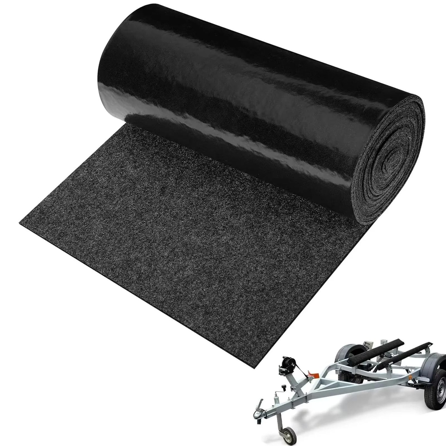 Boat Trailer Bunk Carpet, 12inch x 20ft Marine Trailer Bunk Carpet ...
