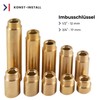 Extension Fitting, 1/2 Inch, 50 mm, Brass, Threaded Fitting, Suitable