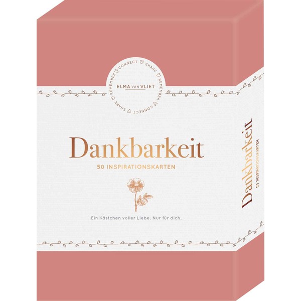 Elma van Vliet Dankbarkeit - 50 Inspirationskarten: Glücklichmacher für den