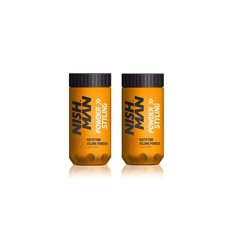Nishman 2 Pack Mattifying Volume Wax Powder