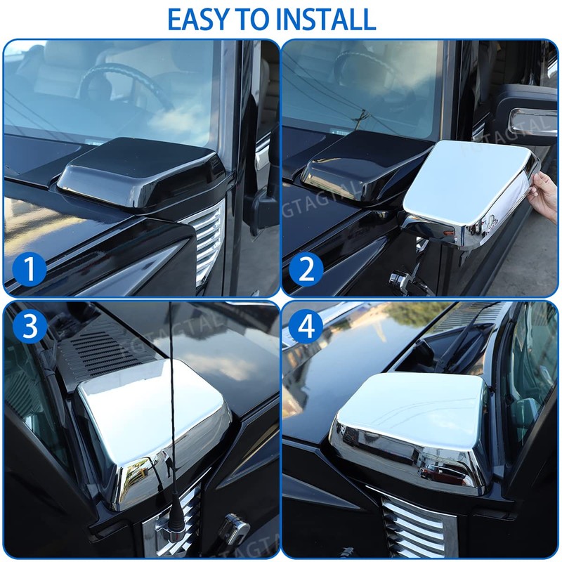 Fgtagtal Side Air Intake Hood Vent Cover Compatible with Hummer