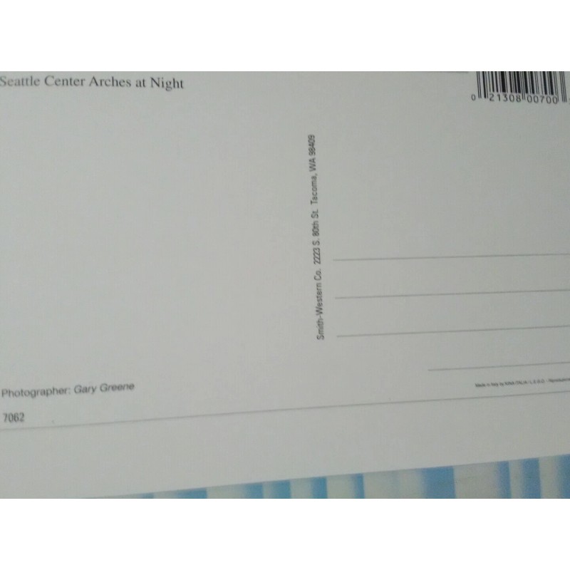 SMITH WESTERN POST CARD COMPANY NEW GLOWING CHROME POST CARD