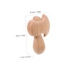 jojofuny Cute Axe Figurine Portable Wooden Axe Decor Craft for