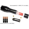 WAYLLSHINE 4 in 1 Multicolor Flashlight, Single Mode White, Red,