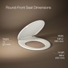KOHLER K-4775-96 Brevia Round Toilet Seat with Quick-Release Hinges And