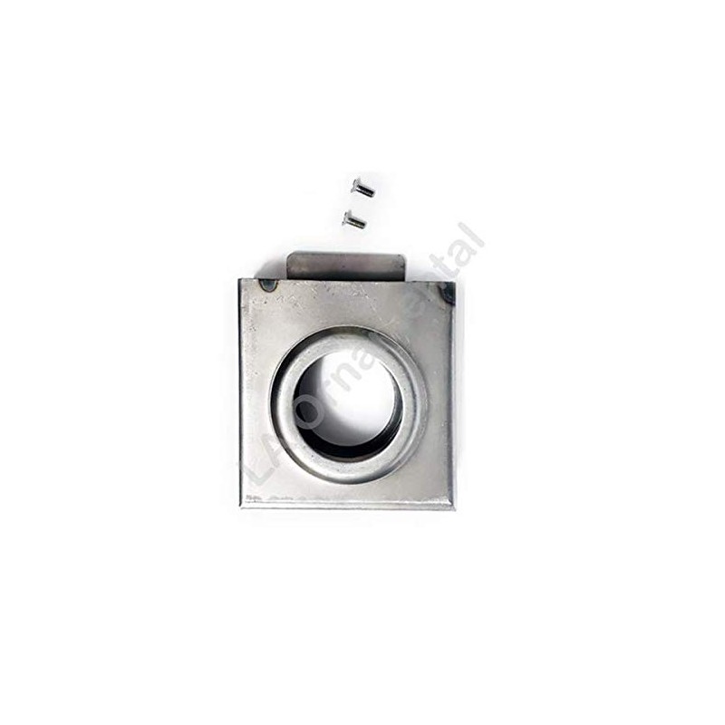 Single Box Hole Lockbox Weldable Steel Gate Doors 4 1/4"