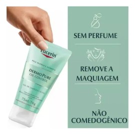 Eucerin Dermopure Oil Control Gel Limpiador Facial 75 Ml Grasa Día/noche