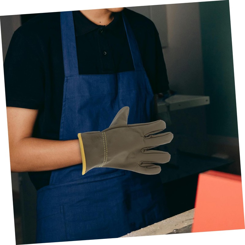 NOLITOY 1 Pair Welding Gloves Heat Resistant Protective Gear for