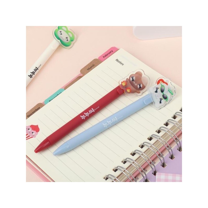 Artbox/PlusFun Nunu-ssi Acrylic Pendant Ballpoint Pen (9 Types) / 아트박스플러스펀