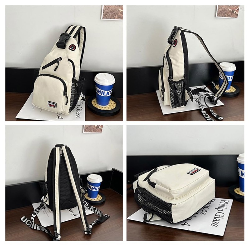 Brymthy Sling Backpacks Chest Shoulder Crossbody Purse Surper Light Handbag
