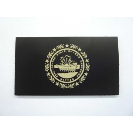 NEW HAMPSHIRE TAN ON IR MB SolasX PATCH 3.5"X2" W/VELCRO® BRAND FASTENER