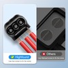 5 Pcs Insulated Wire Connectors Black Multi Cable Splice Connector