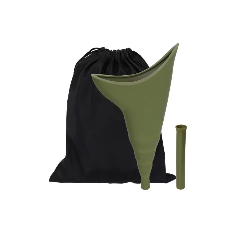 Portable Female Urinal for Outdoor Travel – Reusable Silicone Pee