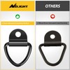 Nilight 10 Pack Tie Down Anchors Heavy Duty Steel V-Ring