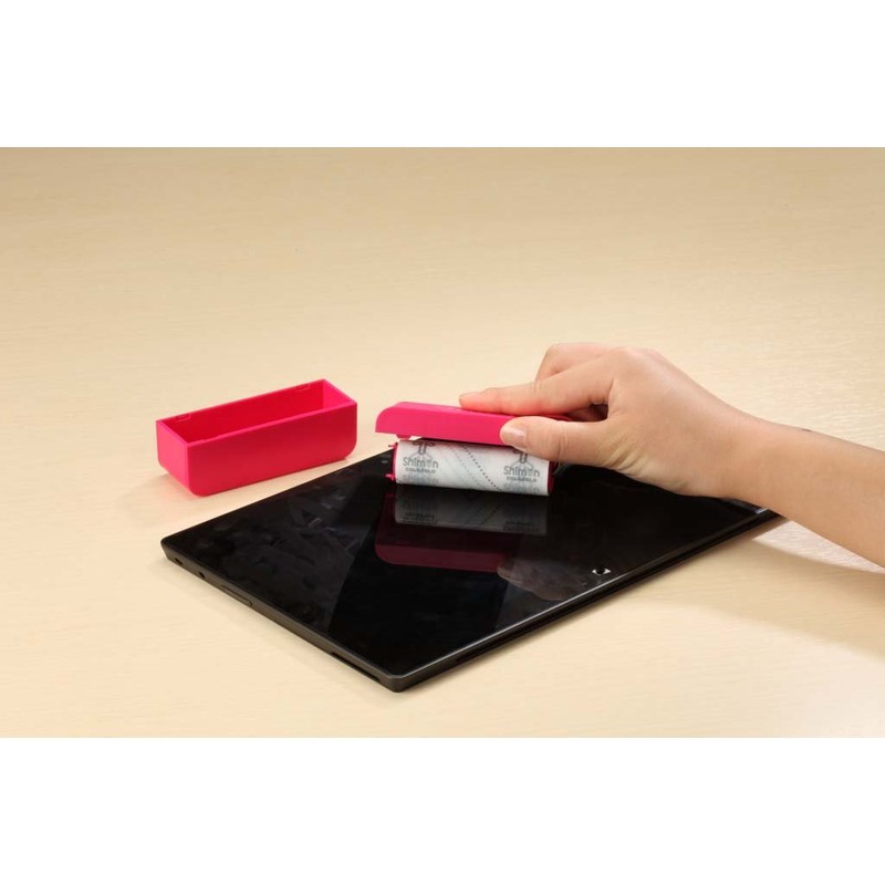 ニトムズ 指紋コロコロ タッチパネルクリーナー ピンク C5003