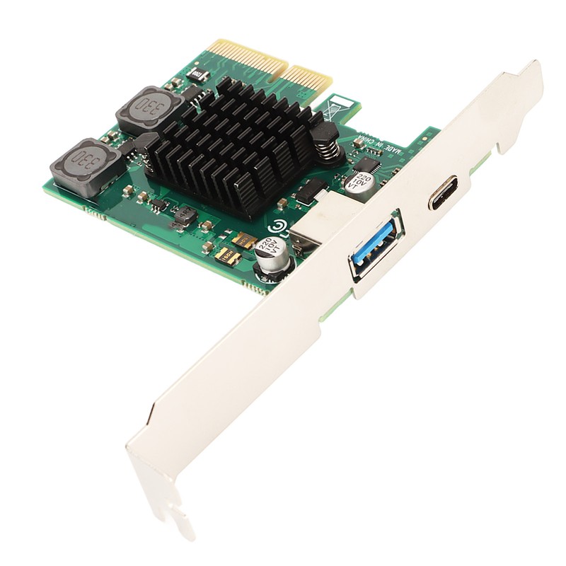 PCIE to USB 3.1 Expansion Card Self Powered 2 Ports