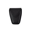 Bianchi 190-48HS: Handcuff Pouch Top Flap, STX Basket Weave, Black