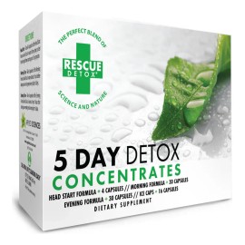 Rescue Detox Day Concentrates Kit Desintoxicación Permanen
