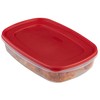 Rubbermaid Easy Find Lids Food Storage Container, 1.5 Gallon, Racer
