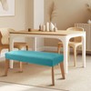 Stretch Bench Covers, Velvet Flannel Dust Covers, Dining Room Chair