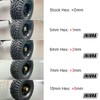 INJORA 12g/Set Brass Wheel Hex Hub 10mm Extenders Adaptor for