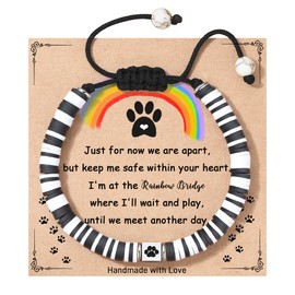 TONY & SANDY Pet Memorial Gifts for Dogs, Dog Memorial Gifts for Loss of Dog, Loss of Dog Sympathy Pet Memorial Bracelet for Boys Girls Who Loss of Dog Furry Friends Bereavement Remembrance