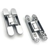 VOLUKA 2 Pack Hidden Door Hinges, 6 inch 3-Way Adjustable
