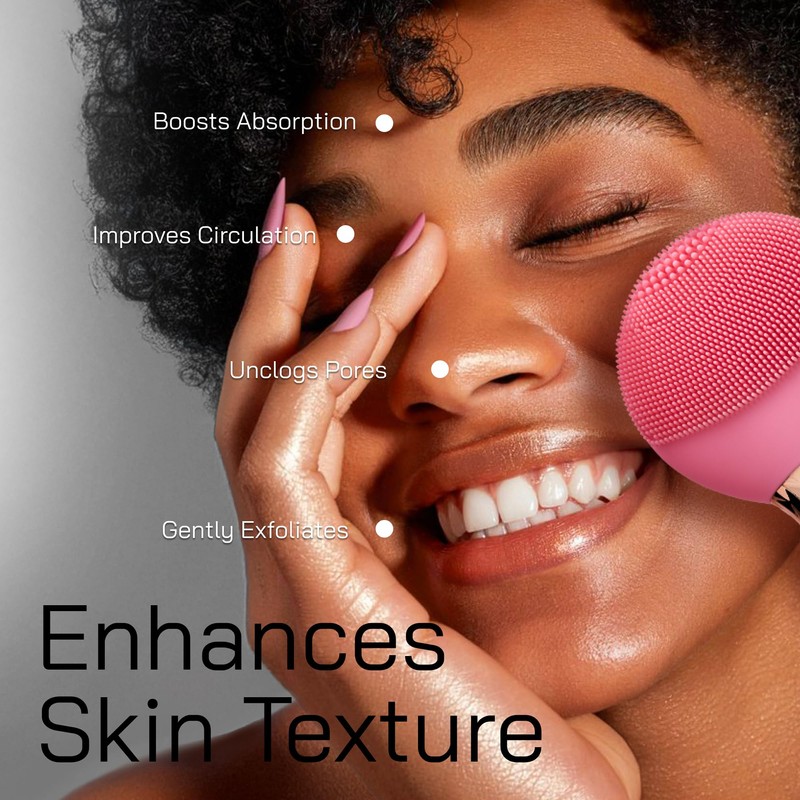 Bella Ciao Facial Cleansing Brush for Women – Rechargeable Silicone