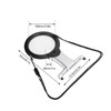 26X Dual LED Reading Magnifier Handheld Neck Wearing MultiFunction Table