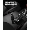Key Organizer for Men - Compact Metal Key Holder