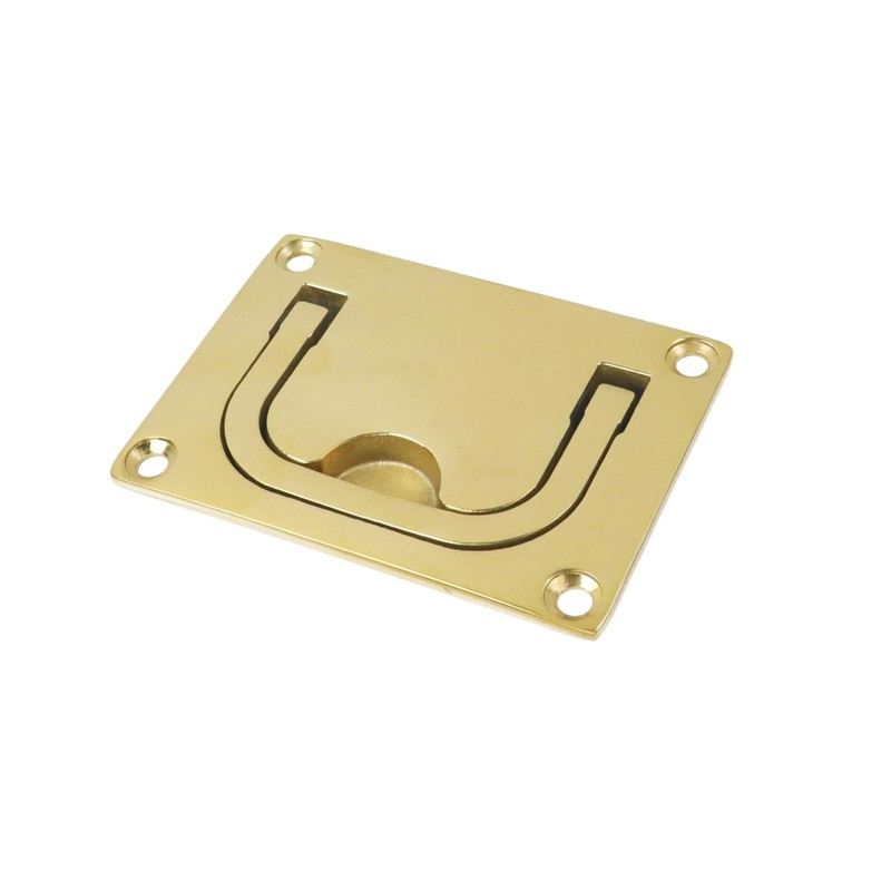 Bitray 2Pcs Flush Ring Pull Handle 316 Stainless Steel Marine