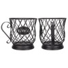Iron Coffee Pod Holder Organizer Large Capacity Coffee Capsule Storage