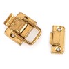 Highpoint Draw Catch Small Polished Brass Plated 1-Piece with Screws