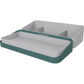 helit The Company H6252552 Desk Organiser Butler in Green/Grey