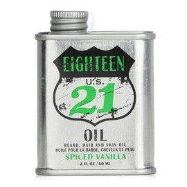 18 21 Men Made Beard Hair and Skin Oil Spiced Vanilla 60ml / 18 21 맨 메이드 비어드 헤어 앤 스킨 오일 스파이스드 바닐라 60ml