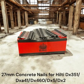 For Hilti 27mm Concrete/Steel Nails for Hilti DX460/DX5/DX35