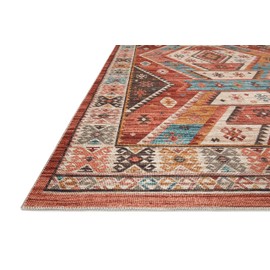 Loloi II Zion Red/Multi 7'-6" x 9'-6" Area Rug